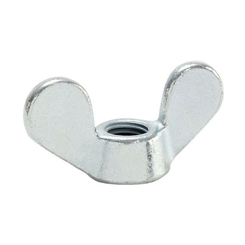 Tuercas De Mariposa M12 Galvanizadas – Pack De 5 Unidades Según Norma DIN 315, Para Bricolaje Y Uso Profesional