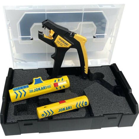JOKARI J30910 - Kit de limitadores de fuerza y altura para pelacables Allrounder y Uni-Plus (ajustable de 4 a 11,9 mm ) : Jokari