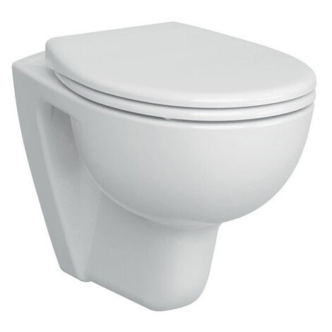 Inodoro suspendido CONFORMA VitrA Flush 2.0 fondo plano sin borde 355x540mm blanco (1/3)