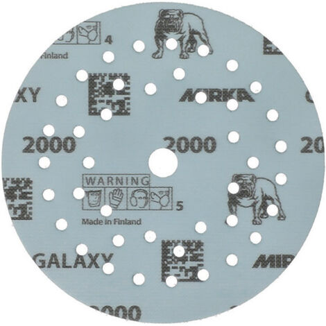 Disco de lija adhesivo GALAXY Grip Multifit 125mm K.2000 f.HO/metal/lacado/co. (Por 50)