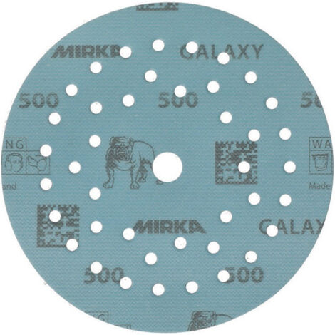 Disco de lija adhesivo GALAXY Grip Multifit 125mm K.500 f.HO/metal/lacado/co. (Por 50)