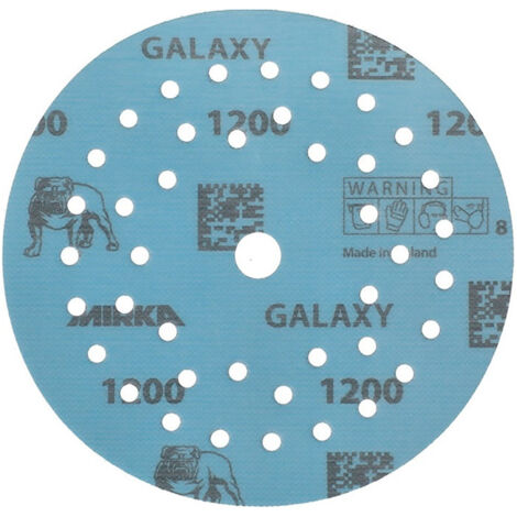Disco de lija adhesivo GALAXY Grip Multifit 125mm K.1200 f.HO/metal/lacado/co. (Por 50)
