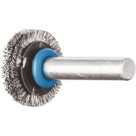 Brosse ronde RBU 2004/6 INOX D.20mm épaisseur fil 0,2mm VA 4mm CHEVAL