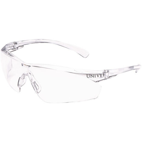 Lunettes de sécurité 505U EN 166.EN 170 branches claires. Verres clairs PC UNIVET.