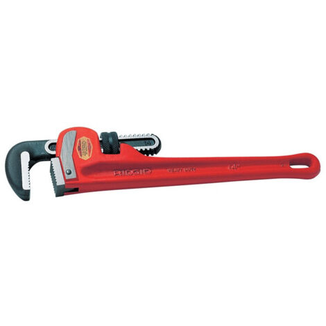 Clé à tube longueur totale 200mm largeur de serrage 25mm pour tuyaux 1 pouce fonte RIDGID