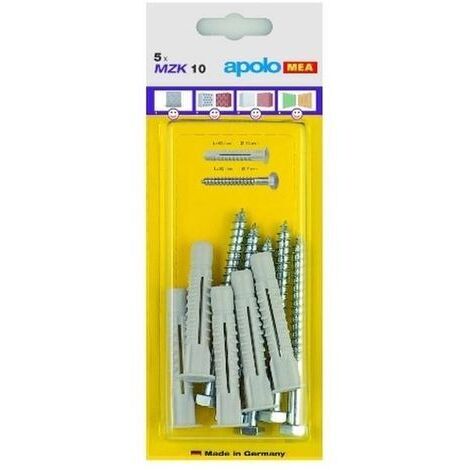 CELO 58MZKRH5 Blister taco multiuso con valona con gancho MZK 8 RH (Envase 5 ud) (1/4)