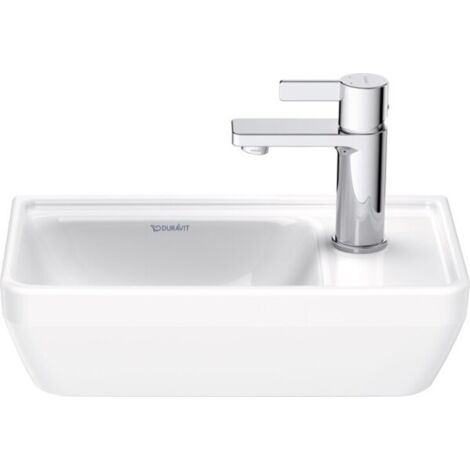 Duravit D-Neo lavabo con enjuague manual, 400x220mm, 1 agujero (1/5)