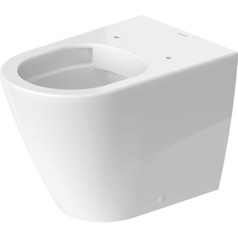 Duravit D-Neo WC de pie, lavable, sin borde, salida horizontal,