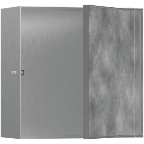 hansgrohe XtraStoris Rock nicho de pared con puerta alicatable (1/3)