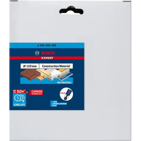Sierra de corona Expert Construction Material de 159 x 60 mm  BOSCH 2608900488