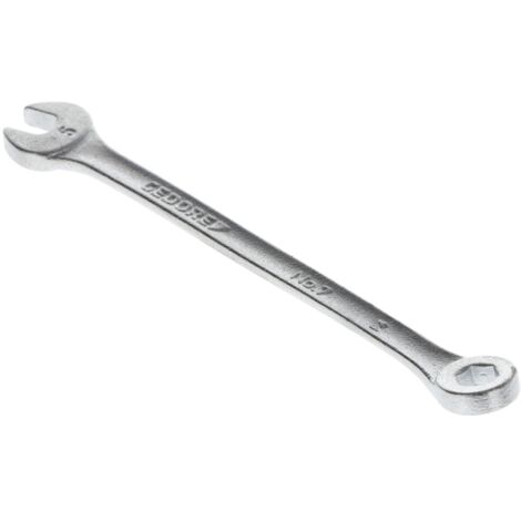 Llave mixto DIN 3113 A, ISO 3318, lado e/planos : 5 mm, Largo 92 mm