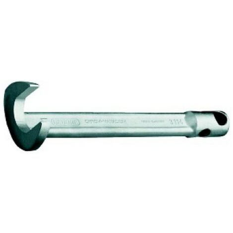 Llave de garra, lado e/plano : 27 mm, Largo 250 mm, para broca 14 mm, Espesor de la horquilla : : 10 mm