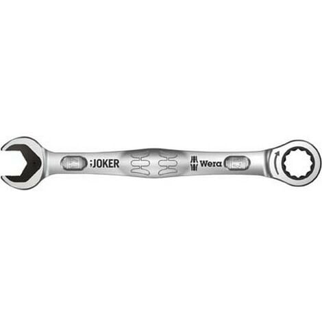 Llave mixto con trinquete JOKER, lado e/planos : 19 mm, Largo 246 mm