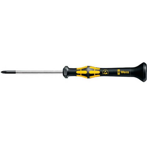 Destornillador Wera 1550 negro 60 mm electricista