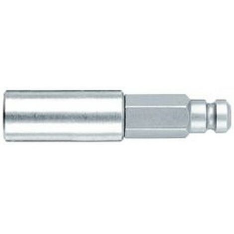 Portaconectores de varilla de hexagonal 1/4'', manguito de acero Inoxidable, Largo total 45 mm, rango de Largo : 45-51 mm, Largo total 45 mm
