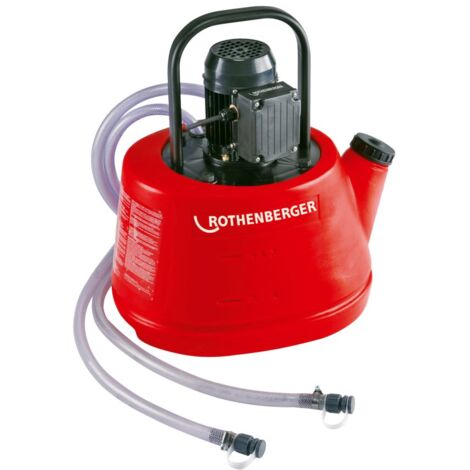 Bomba de quitar de sarro ROCAL 20, rendimiento : 40 l/min, altura de devolución 10 m, poderío 150 W, volumen del reserva : 15 l