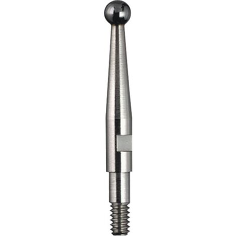 Conector de medida con Agujero Ø M 1,6, accesorio para comparador de pie de rey orientable, Largo : 35 mm, Modelo bola de carburo, modelo largo