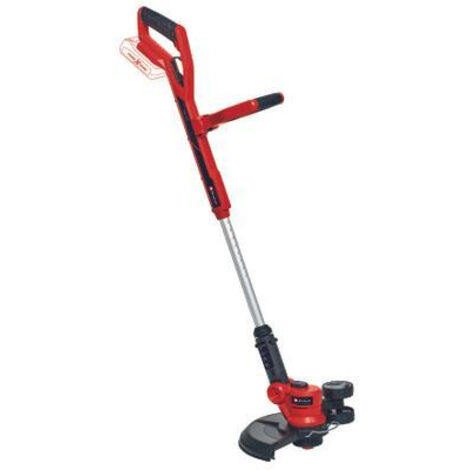 Einhell Recortadora de césped con batería GE-CT 18/30 Li-Solo Power X-Change (18V, anchura de corte 30cm, cabezal motor giratorio 90º e inclinable, incl. bobina de hilo sin batería)