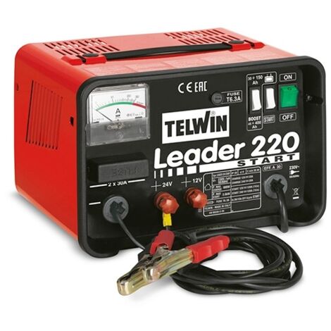 Cargador de Batería/Starter DYNAMIC 520 START/LEADER 220 START, Tipo : LEADER 220 START, Tensión de sector 230 V