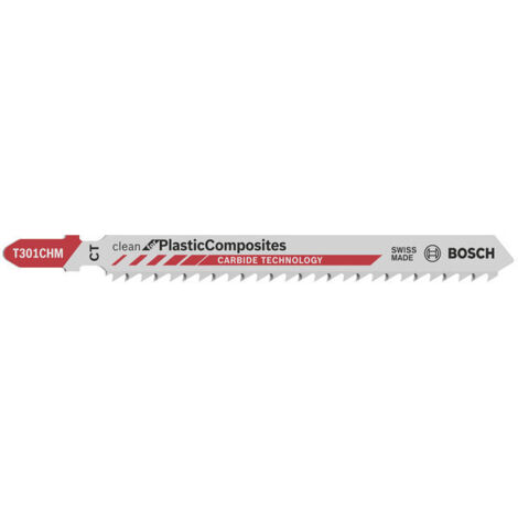 Bosch 2608667450 Hoja de sierra vertical T 301 CHM Clean for Solid superficie - Por 3
