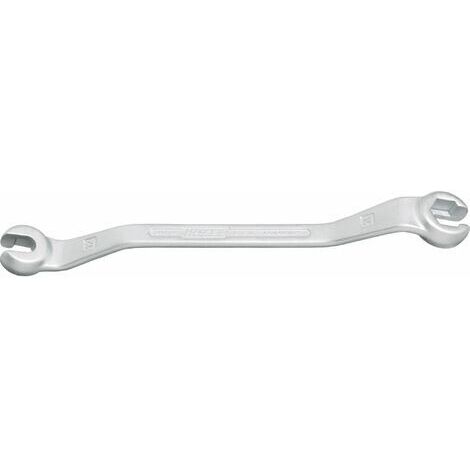 Llave de doble anillo abierto 10x11mm acodado Hazet (1/4)