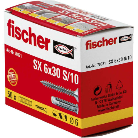 Fischer taco nylon SX 6 S/10 (Por 50)