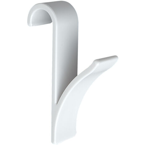 Wenko 681601 Pack de Ganchos para radiador toallero blanco (por 6) - Main Image