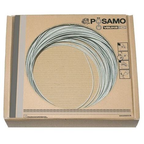 Cable de acero inoxidable 6x19 - 10 mm x 50 m (Por 50) (1/2)