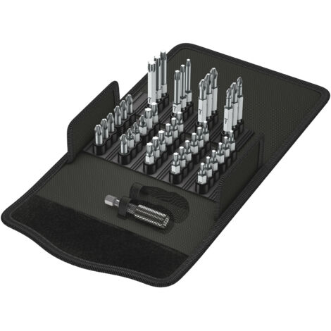 Wera Bit-Safe 43 Universal 1 Kit de puntas negro