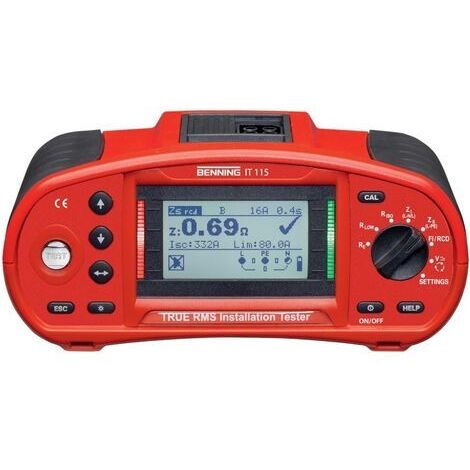 Benning 115 True RMS - Instalación del comprobador, 044104