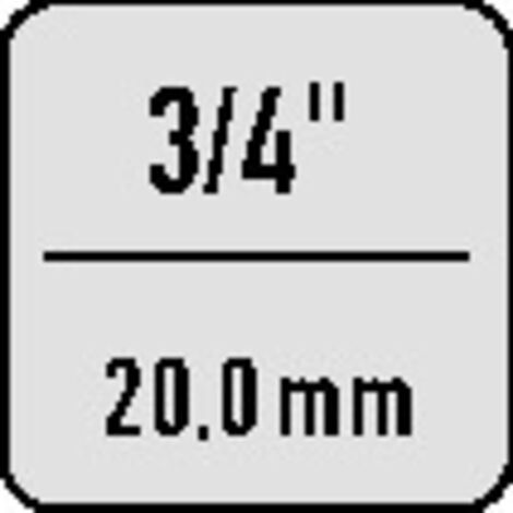 Llave dinamométrica 721NF/80 160- 800Nm 3/4"Stahlwille