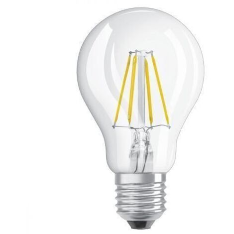 Osram 203295 Retrofit Classic Bombilla LED E27 4 W plástico blanco (1/5)