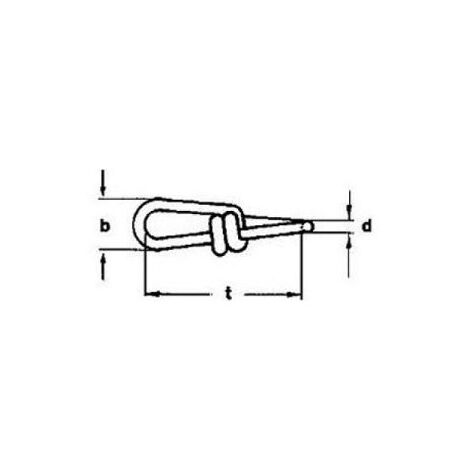 Knotenkette DIN5686 / 2,2 Mm / 5 Meter / Galvanisch Verzinkt