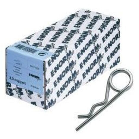 Pasador de alyas DIN 11024 doble 4,0mm (Por 20) (1/3)