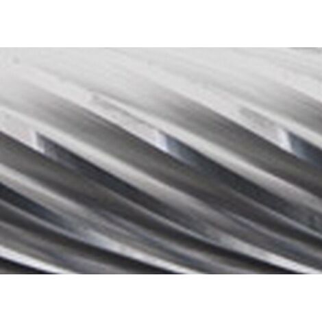 Fresa en varilla de 6 mm, carburo, forma cilíndrico ZYA, dentado INOX, forma : ZYA 1225, Ø de la cabeza 12 mm, Largo de cabeza 25 mm, Largo total : 65 mm