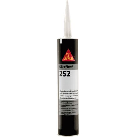 Sikaflex 252 negro 300 ml cartucho cola de 1 K (por 12)
