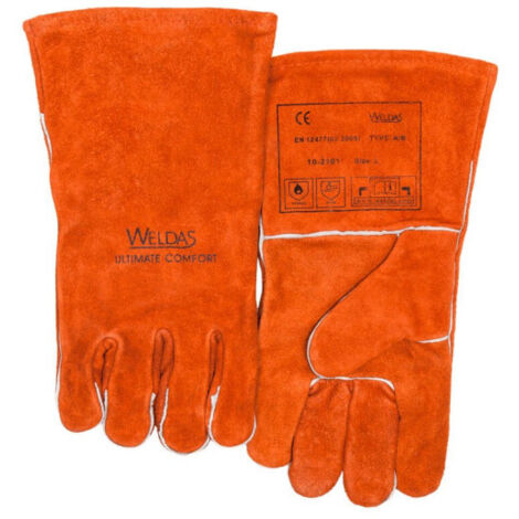 Guantes de soldadura rojo Talla XL 1pares WELDAS (1/3)