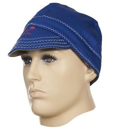 Gorra soldador 61 cm, azul (1/2)