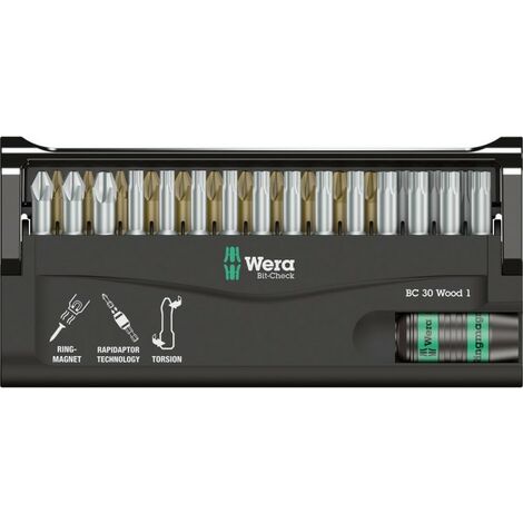 WERA Bit-Check 30 Wood 1 Bit-Check