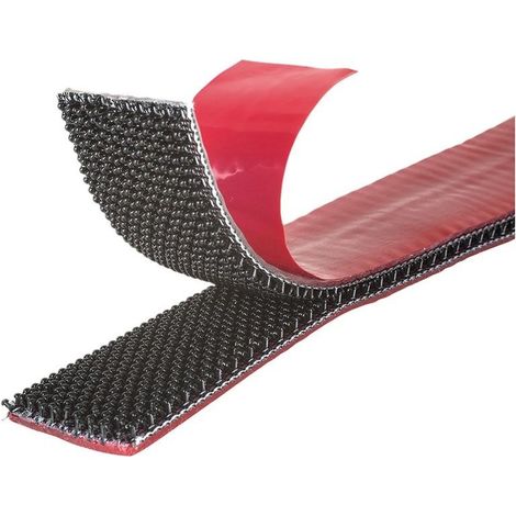 Cinta Velcro autoadhesiva 50m Extra Fuerte, Adhesivo de doble cara con  Velcro 20mm de ancho