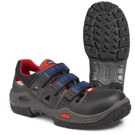 Zapatos de seguridad tipo Sandalia 3800R Respiro S1 SRB Talla 42
