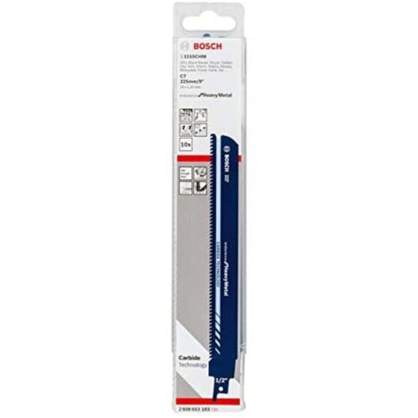 Hoja De Sierra Sable S 1155 Chmpack 10 Unidades Bosch