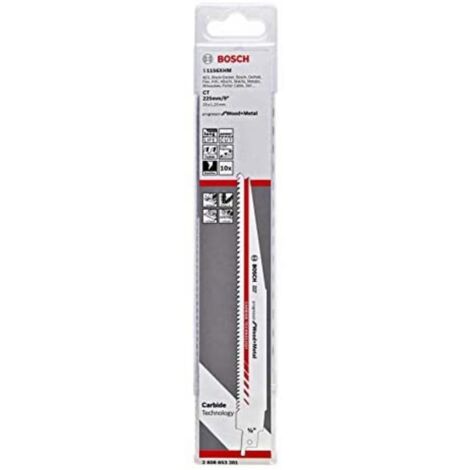 Hoja De Sierra Sable S 1156 Xhmpack 10 Unidades Bosch