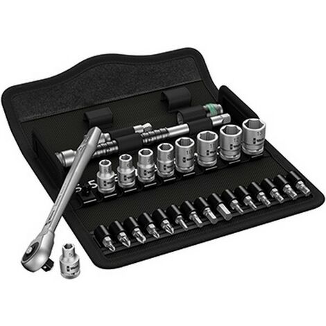 Wera 8100 SA 7 Zyklop Juego de llaves de vaso 28 piezas