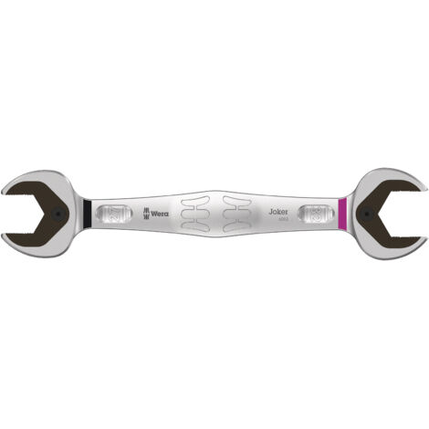 Llave de boca doble 6002 Joker 27x32mm L.305mm cromada WERA