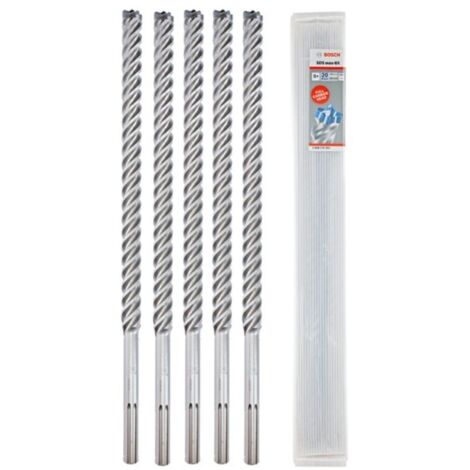 Taladro percutor SDS-max-8X D.20mm de trabajo L.400mm L.520mm SDS-max 5 piezas BOSCH