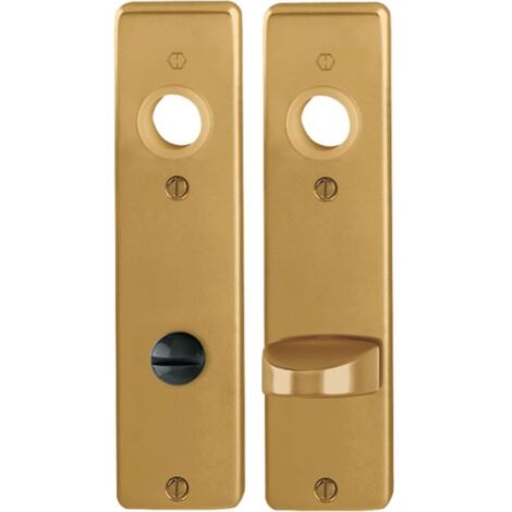 Par de placas cortas 202KP Alu.F4 SK / OL HOPPE