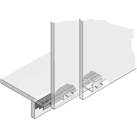 Herraje para puerta corredera STB 11 Juego completo de 3 puertas DIN L / R Hettich
