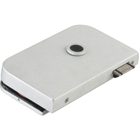 Cerradura para puerta de vidrio OFFICE Junior LM Dark Niro PZ DIN derecha DORMAKABA