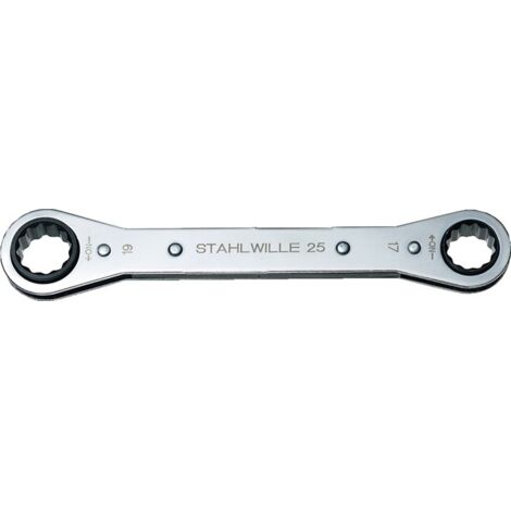 Llaves de estrella de carraca 25 9x10mm 12 puntas longitud 139mm No. 22 STAHLWILLE (1/3)